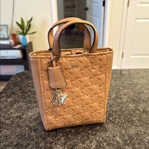 DKNY Tan Embossed Women's Bag